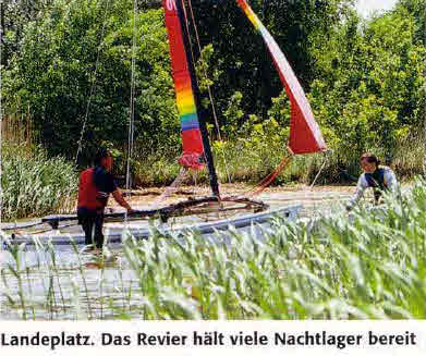 Landeplatz. Das Revier hält viele Nachtlager bereit